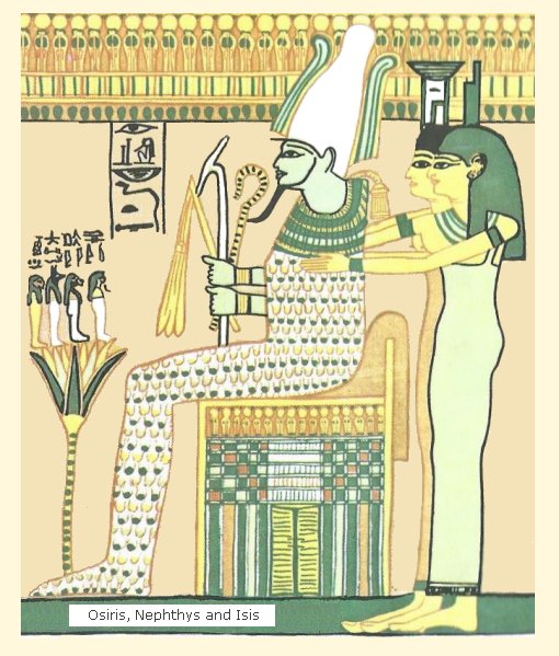 Nephthys and Isis